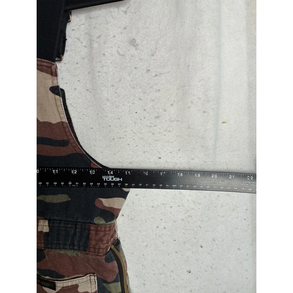 Walls Blizzard Pruf Camo Insulated Overalls youth L Regular Hunting Bibs Work